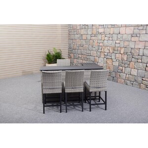New Hampshire 5 Piece Bar Set - Grey by Malay