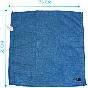 Simply Auto Microfibre Wheelrim Cloth - Blue