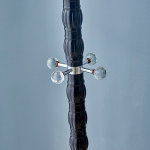 Vetro Thick Metal Tube Coat - Red by Modernique