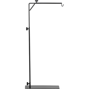 Adjustable Reptile Lamp Stand with Hook - Black by PawHut