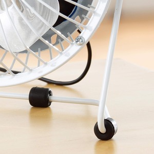 4 Inch USB Desk Fan - White by Fine Elements