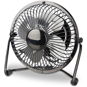 Schallen Mini Portable USB Powered Desk, Table, Office, Fan - Gun Metal by Schallen