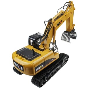 Remote Control Excavator Timber Grabber - Yellow by Big Daddy