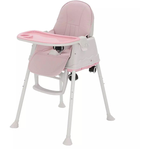 Adjustable 3-In-1 Baby Highchair - Pink