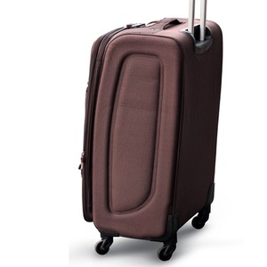 Soft Sided 4 Pieces Expandable 4-Wheel Suitcase - Coffee by Syed Jee