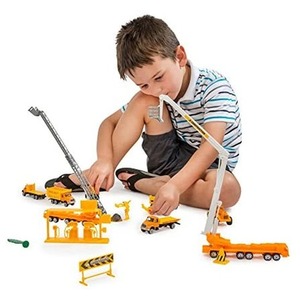 Big Daddy Kids Vehicle Set with Accessories - Multi / Construction Site / 40+ by Big Daddy