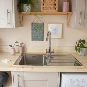 dc fix Scandinavian Oak Self Adhesive Vinyl Wrap for Kitchen Doors and Worktops - Beige / 67.5cm x 2m (pack of 3) by d-c-fix