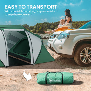 Outsunny Camping Tent With UV Protection by Outsunny