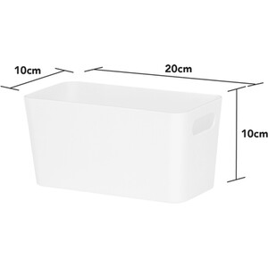 Studio Storage Basket - White / 1.4l