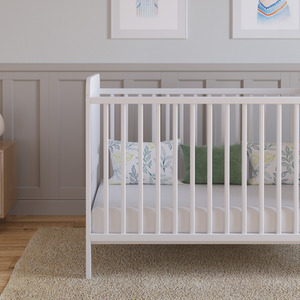 Levi Cot Bed With Mattress - White by Love For Sleep