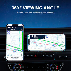 MagSafe Compatible Magnetic Wireless Car Charger Mount - Black