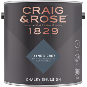 Craig and Rose Chalky Matt Emulsion - Payne's Grey by Craig & Rose