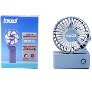 Icycool Folding Handheld Fan - Blue by Icycool