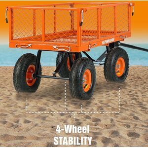 Wagon Utility Cart - Orange by SuperHandy