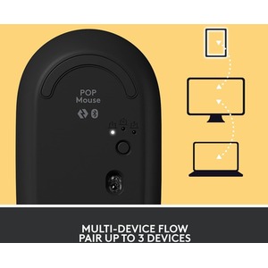 Logitech POP Mouse Wireless Mouse with Customizable Emojis - Yellow by Logitech