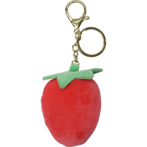 Strawberry Keychain - Red