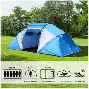 Outsunny Camping Tent With UV Protection by Outsunny