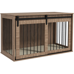 PawHut Dog Crate Furniture with Removable Cushion by PawHut