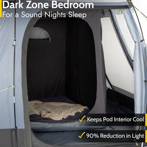 Driveaway Awning Bedroom Pod - Black by Trail