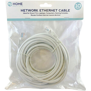 Network Ethernet Cable - White by My Home
