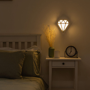 Diamond Black Bathroom Wall Light - Black by ValueLights