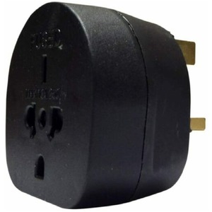 Travel Adaptor For UK Visitor - Black by ShaniTech
