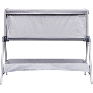 Snoozie Bedside Crib Antarctica Grey - Grey by Kinder Valley
