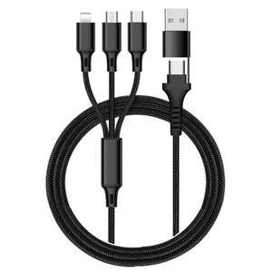 3in1 Nylon Weaving Charging Cable mix