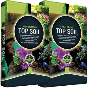 25 Litre Garden Top Soil With Essential Nutrients Beneficial For Plants - Brown by STORM TRADING GROUP