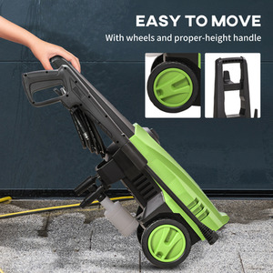 DURHAND High-Performance Portable Power Washer Jet Wash Cleaner - Green / 1x spray attachment by DURHAND