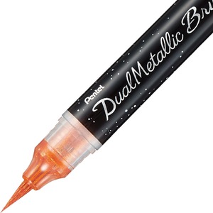 Pentel Arts - Dual Metallic Brush Pen - Metallic Ink - Single Pen by Pentel