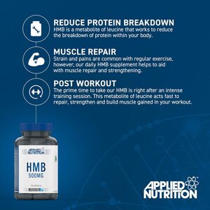 HMB 500mg Capsules - Blue by Applied Nutrition