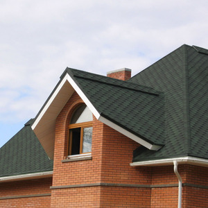 18Pcs Hexagonal Asphalt Roofing Shingles - Green by Livingandhome