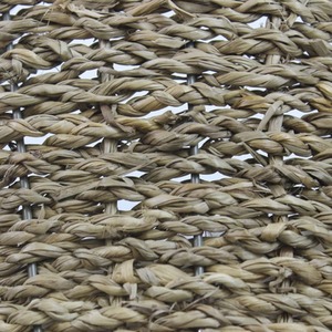 Seagrass Waste Paper Bin - Brown by JVL