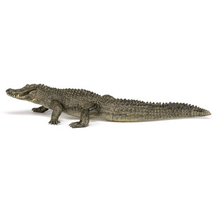 PAPO Wild Animal Kingdom Alligator Toy Figure - Black by PAPO