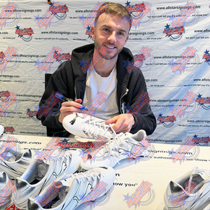 James Maddison Signed and Framed Tottenham Hotspur Boot - Grey by Allstarsignings