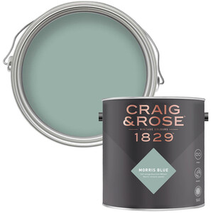 Craig and Rose Chalky Matt Emulsion - Morris Blue by Craig & Rose
