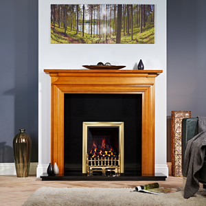 Focal Point Blenheim Full Depth Manual Gas Fire - Brass by Focal Point Fires