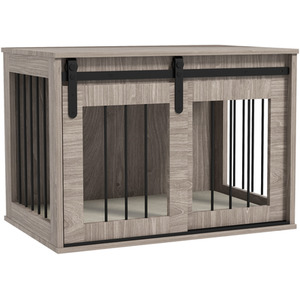 PawHut Dog Crate Furniture with Removable Cushion by PawHut