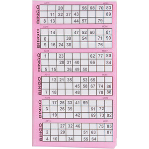 1 to 600 Bingo Tickets Book - Multicolour by i-doodle