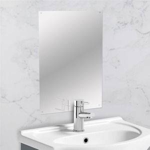 Frameless Rectangle Mirror 450 x 300mm - Mirror by Maison & White