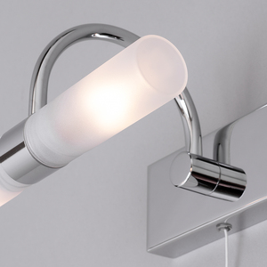 Crista Bathroom Wall Light - Chrome by Litecraft