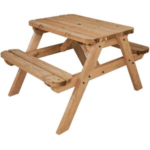 Classic Pub Style Picnic Bench and Table - Natural / 150cm by Arbor Garden Solutions