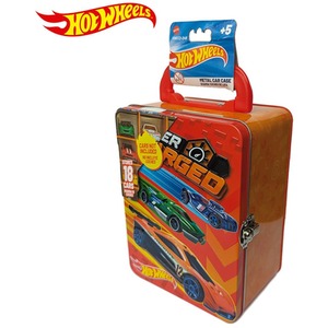 Hot Wheels 1-64 Scale Metal Car Carry Case - Red