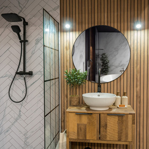 Benton Bathroom IP44 Spotlight Adjustable Wall Light - Matte Grey by ValueLights