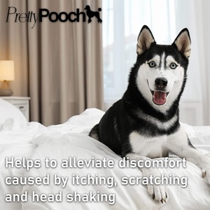 Baby Powder Fragrance Dog Shampoo 2 Litres and Ear Cleaner 250ml - Clear by Pretty Pooch