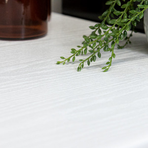 dc fix Whitewood Matt Self Adhesive Vinyl Wrap for Kitchen Doors and Worktops - White / A4 by d-c-fix
