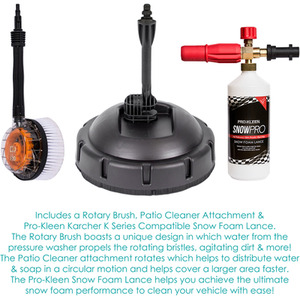 Pressure Washer Jet Power Wash Electric Patio Cleaner - Blue by Pro-Kleen