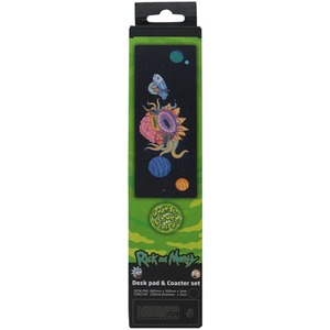 Rick and Morty XL Desk Pad Coaster Set - Multi by Rick and Morty