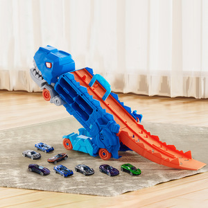Blue Dinosaur Toy Truck Set - Blue+Orange / 0.98kg by komore